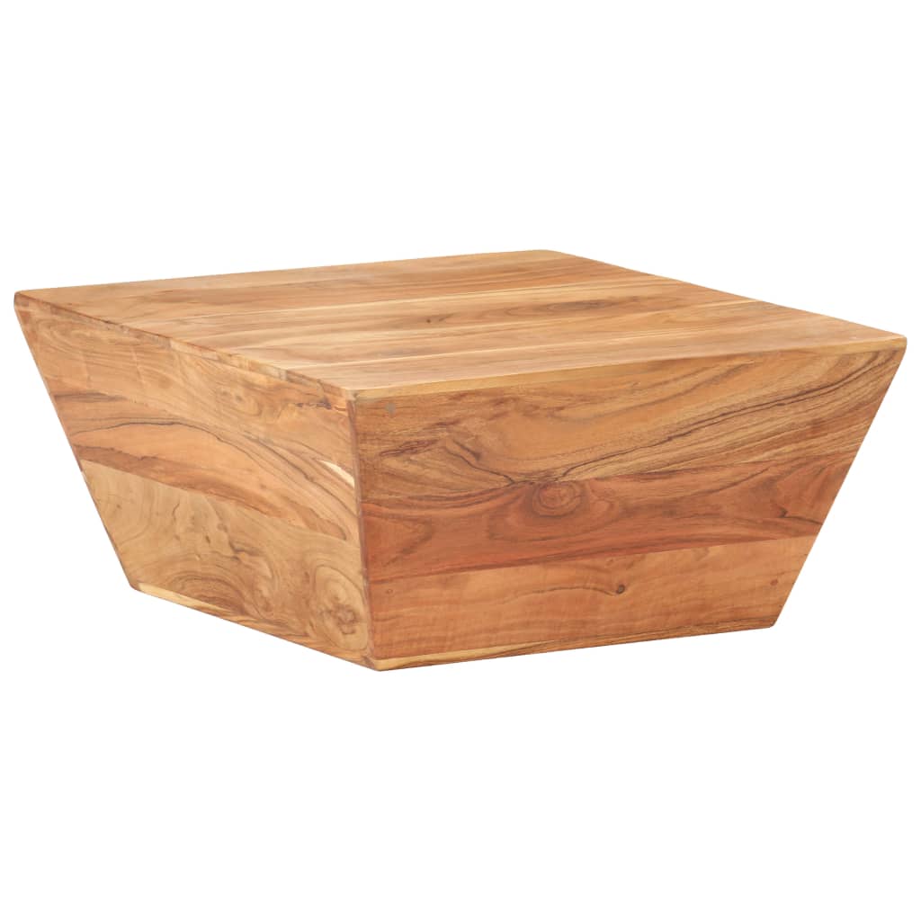 vidaXL Table basse en forme de V 66x66x30 cm Bois d'acacia massif