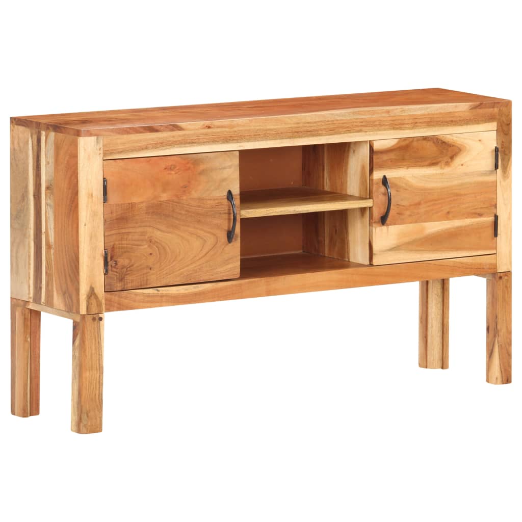 vidaXL Buffet 116x30x66 cm Bois d'acacia massif