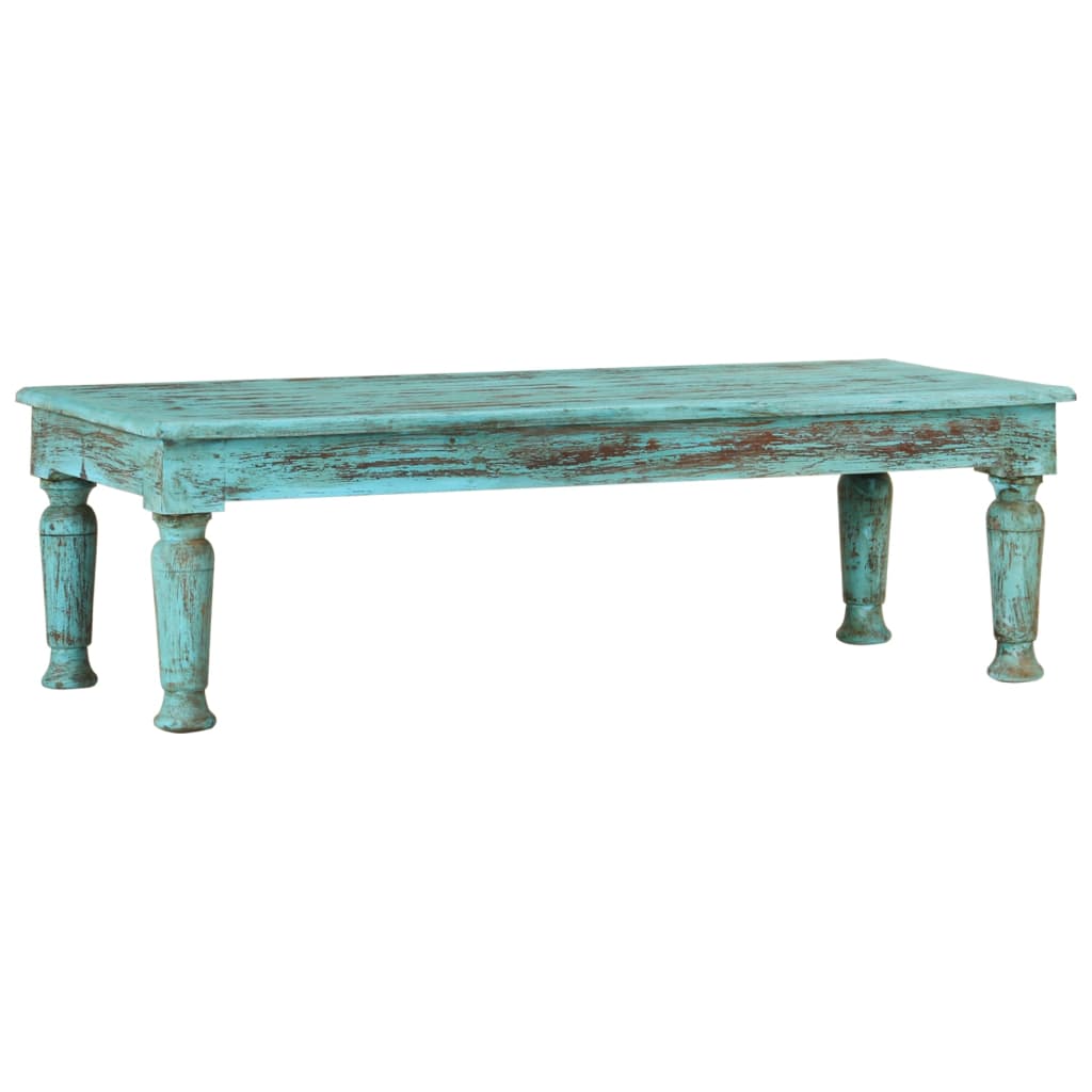 vidaXL Table basse 110x50x34 cm Bois de récupération massif