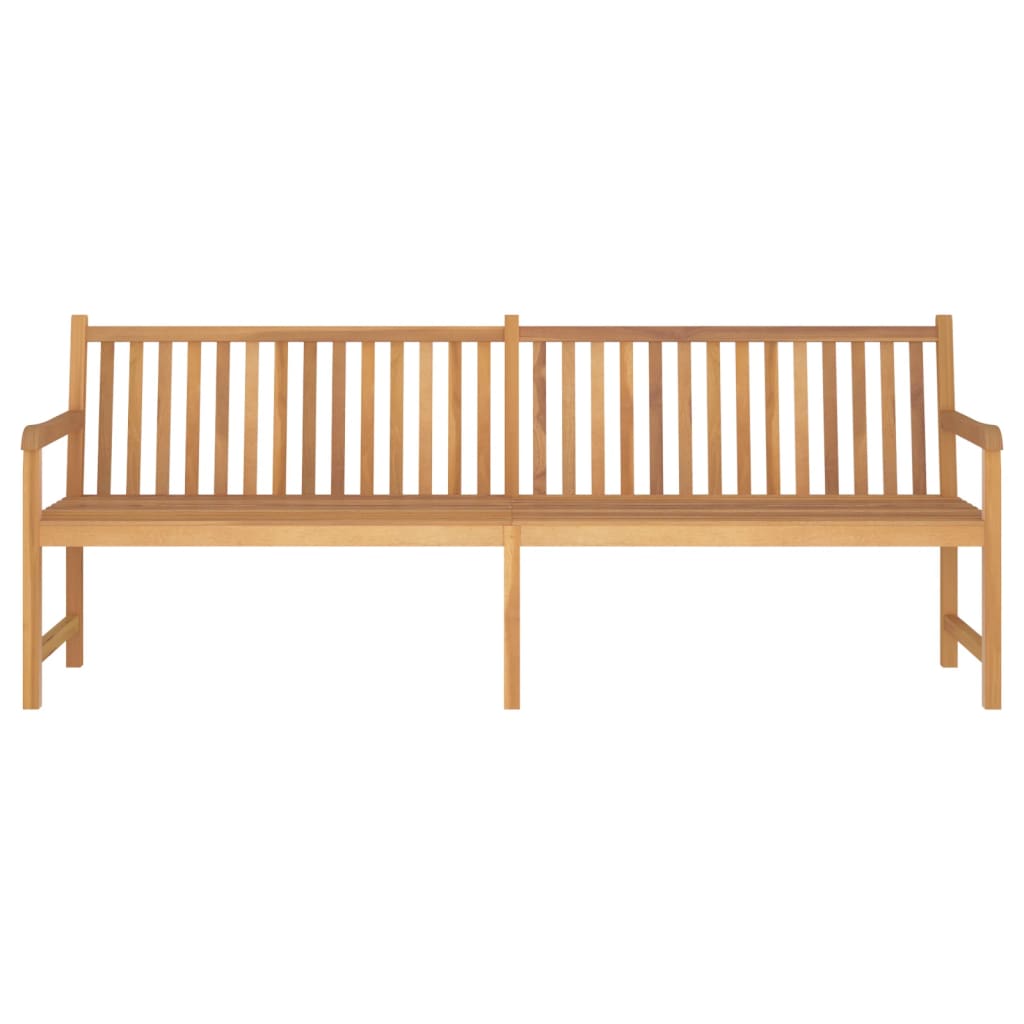 vidaXL Banc de jardin 228 cm bois de teck solide