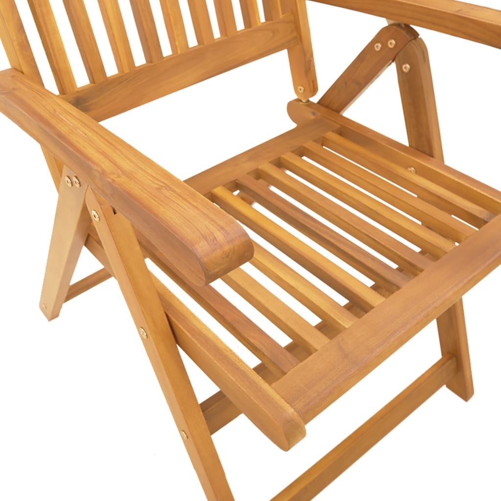 vidaXL Ensemble à manger de jardin 5 pcs Bois d'acacia solide