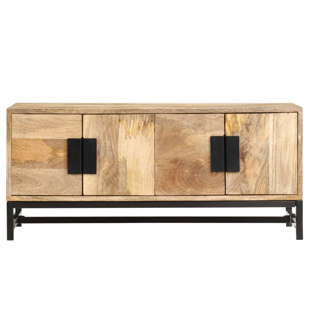 vidaXL Table basse 90x55x40 cm Bois de manguier massif