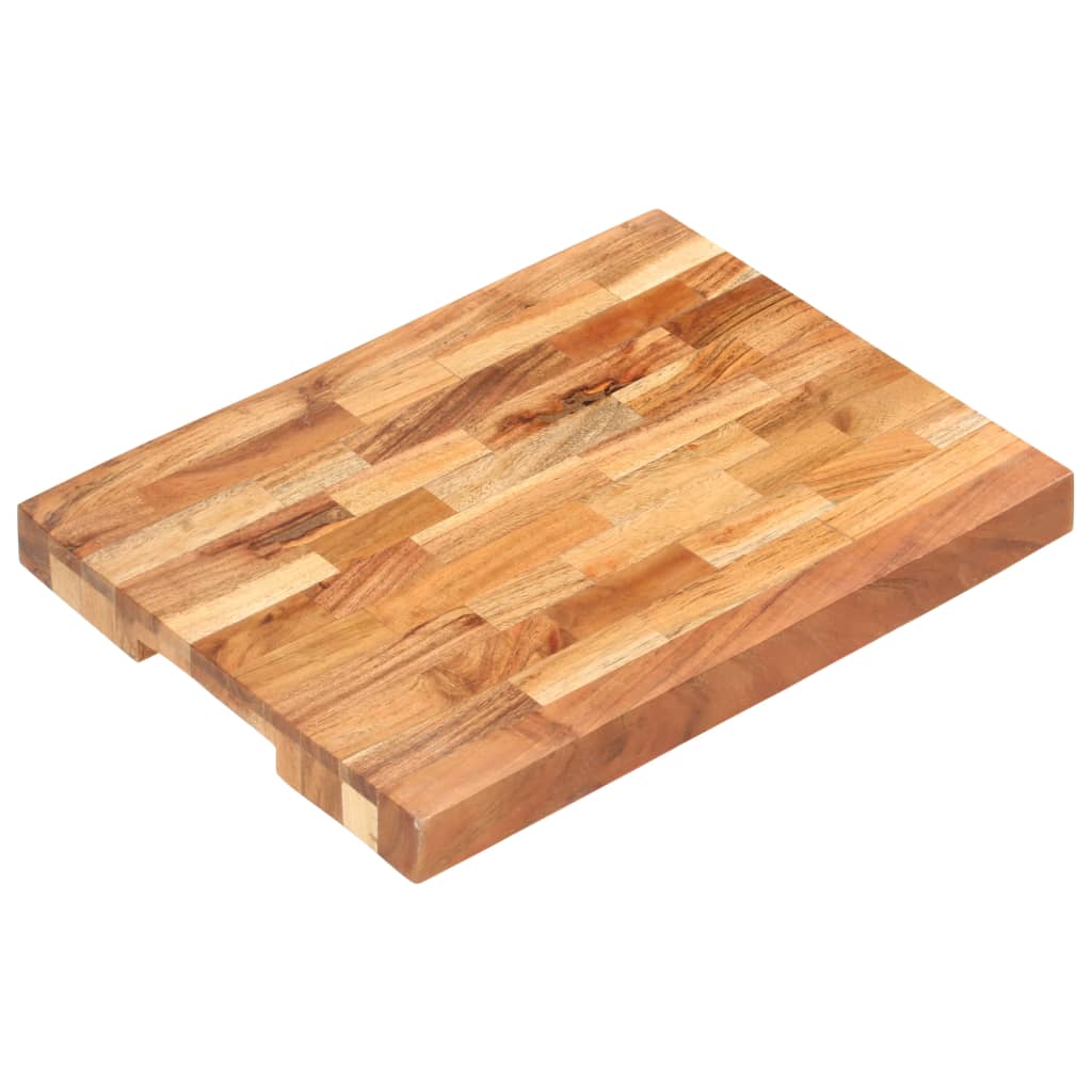 vidaXL Planche à découper 40x30x4 cm bois d'acacia massif