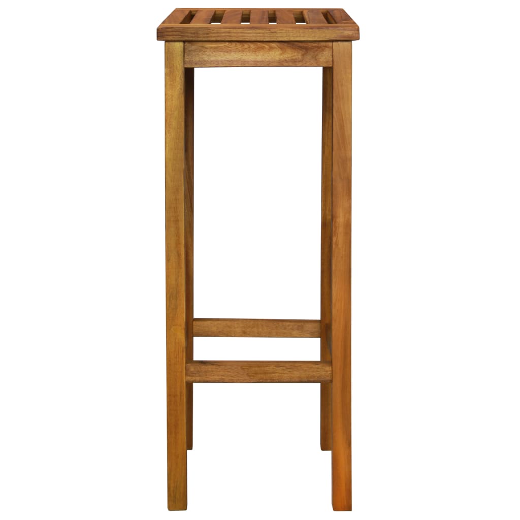 vidaXL Tabourets de bar lot de 2 bois d'acacia massif