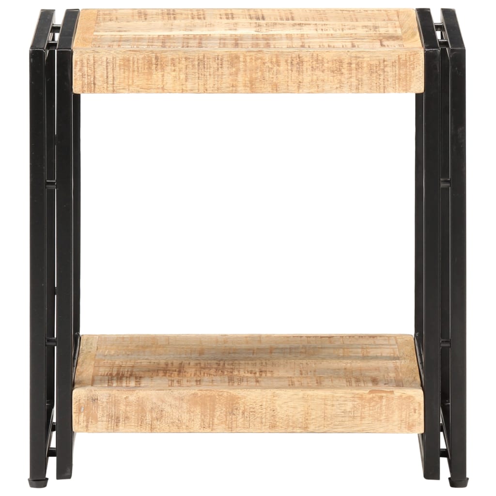 vidaXL Table d'appoint 40x30x40 cm Bois de manguier brut