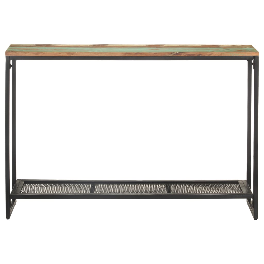 vidaXL Table console 110x35x75 cm Bois de récupération massif