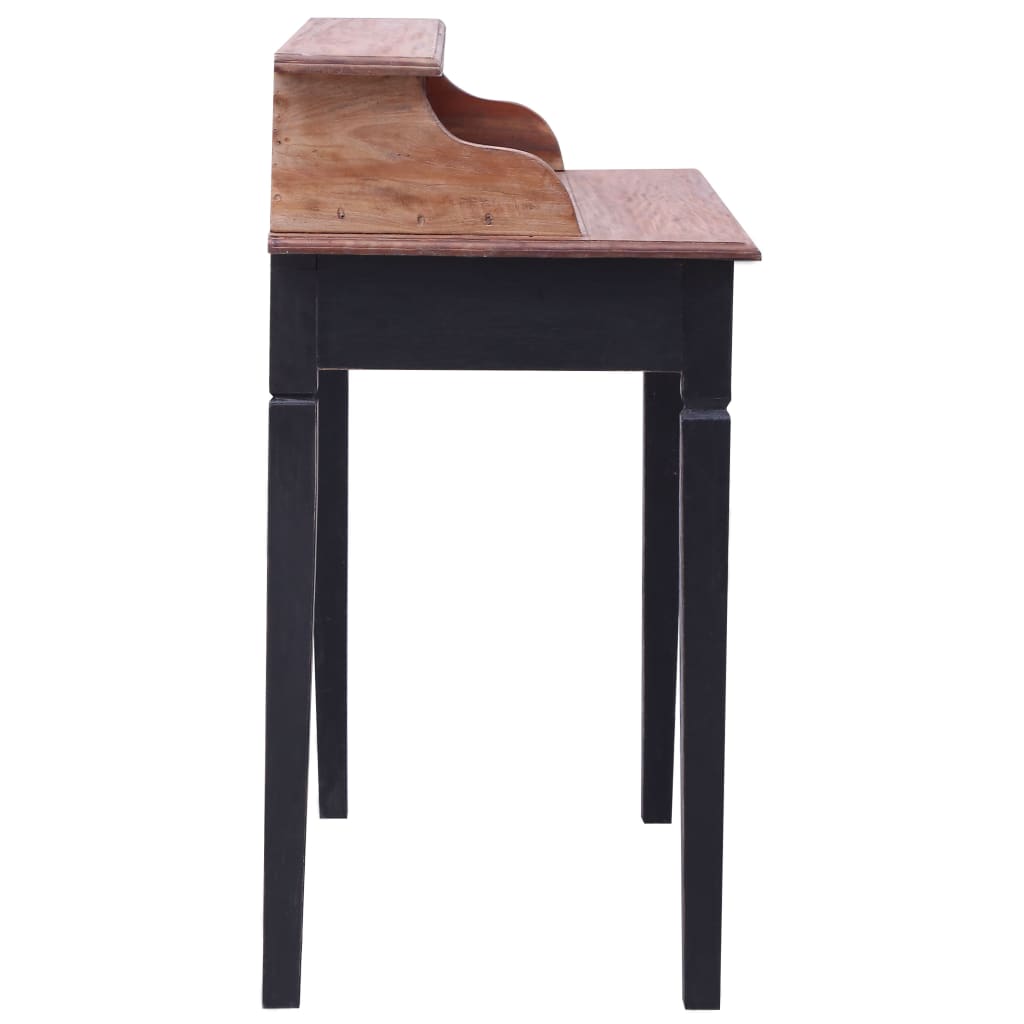 vidaXL Bureau avec tiroirs 90x50x101 cm bois de récupération solide