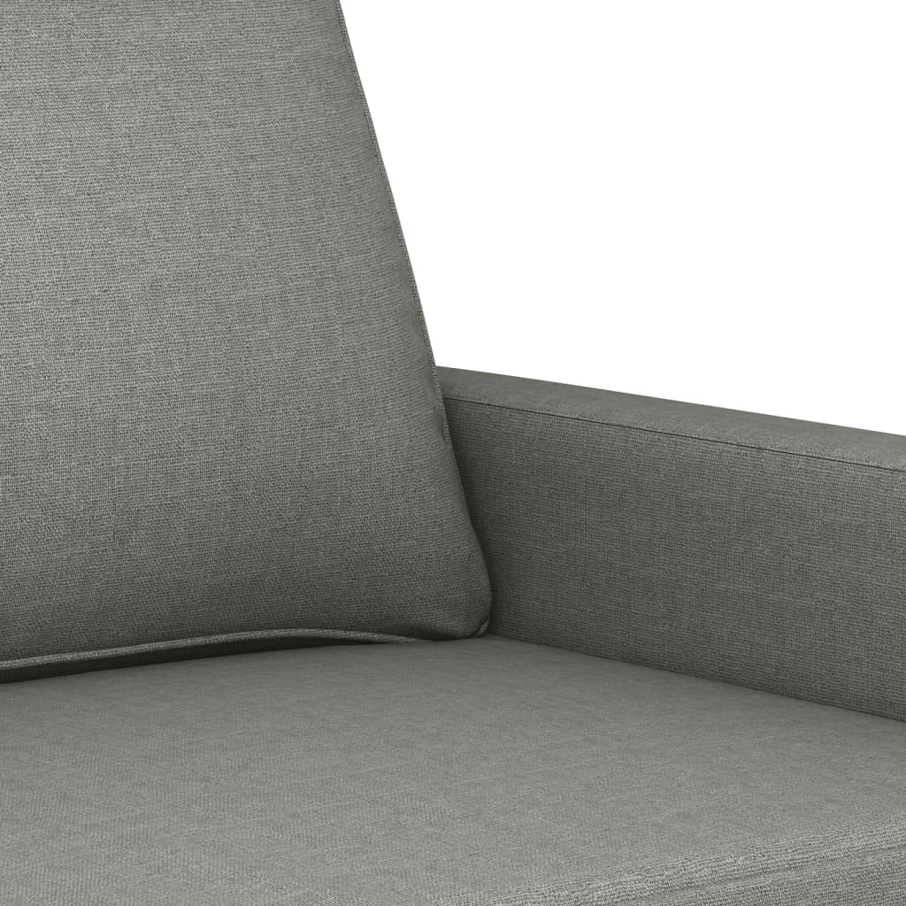 vidaXL Fauteuil Gris foncé 60 cm Tissu