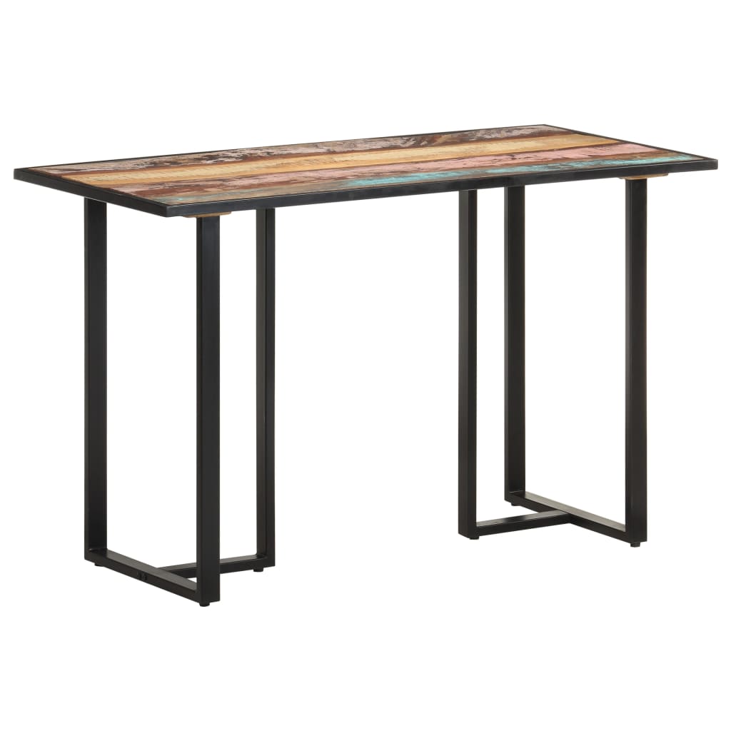 vidaXL Table à manger 120 cm Bois de récupération massif