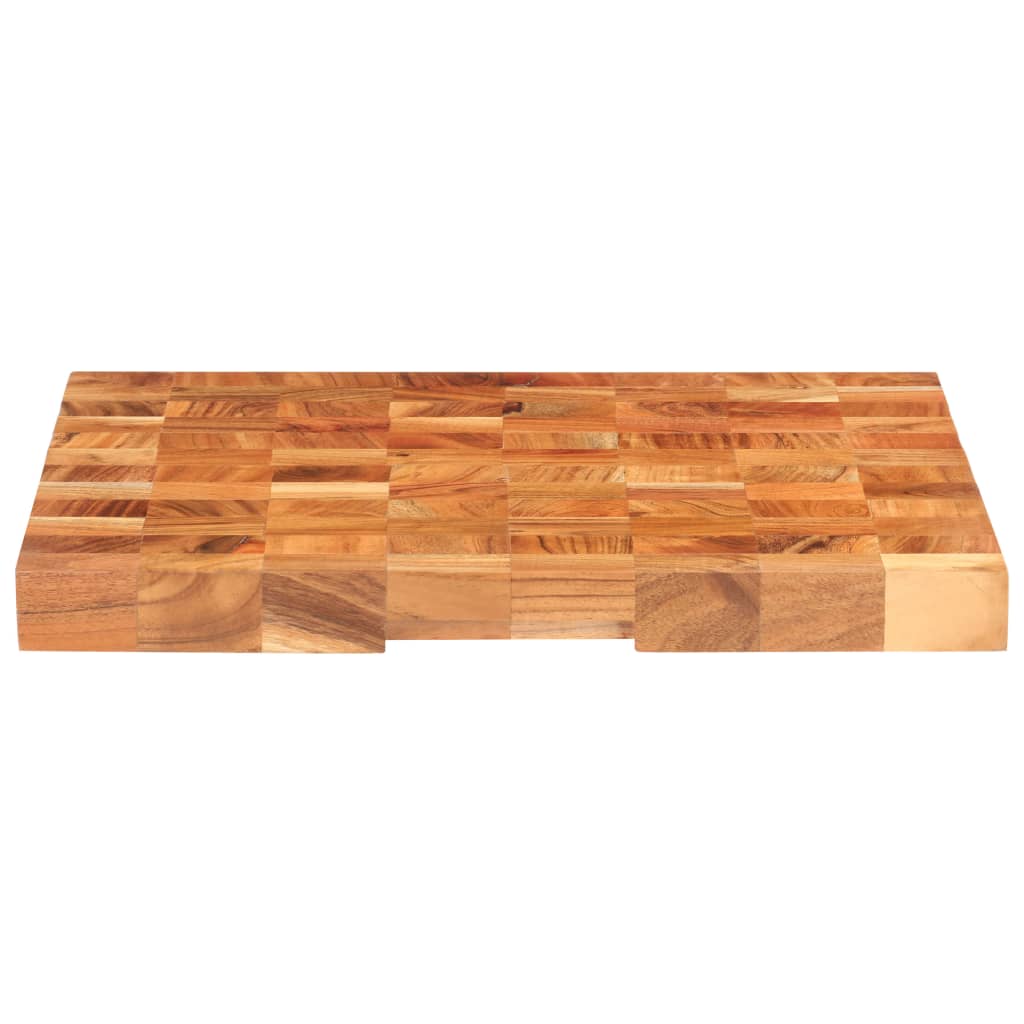 vidaXL Planche à découper 60x40x3,8 cm Bois d'acacia massif