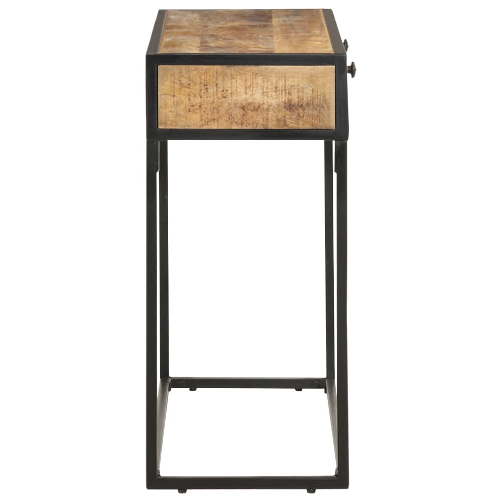 vidaXL Table console 100x35x75 cm Bois de manguier massif