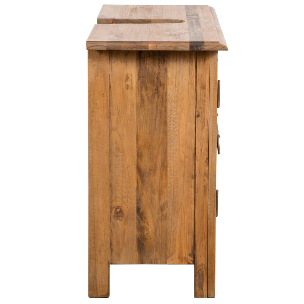 vidaXL Mobilier de salle de bain Bois de pin massif