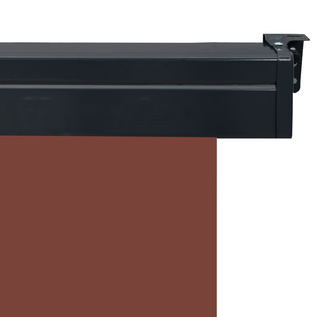 vidaXL Auvent latéral de balcon 145x250 cm Marron