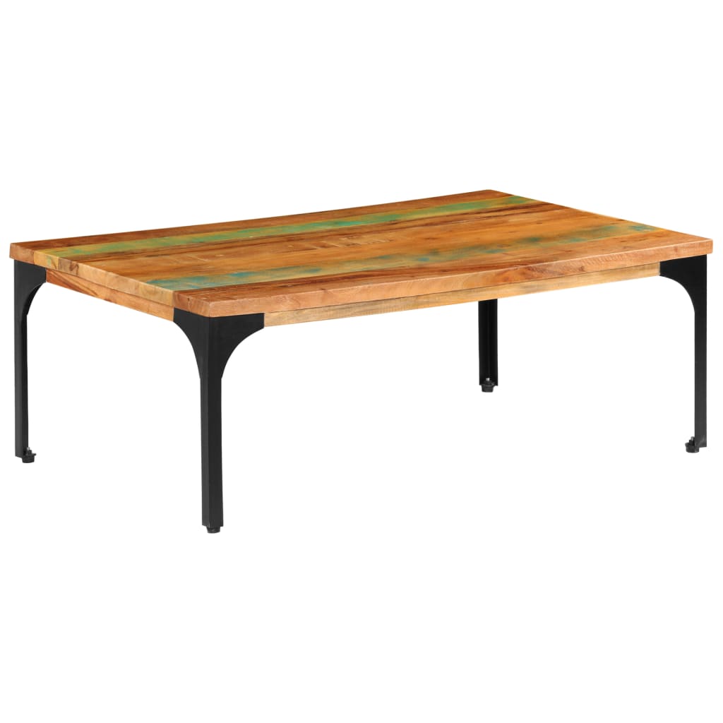 vidaXL Table basse 100x60x35 cm Bois de récupération solide