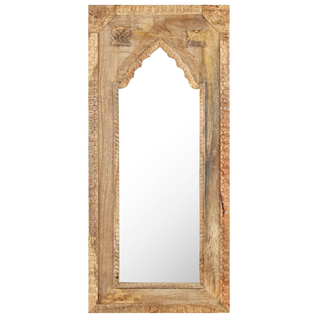 vidaXL Miroir 50x3x110 cm Bois de manguier massif