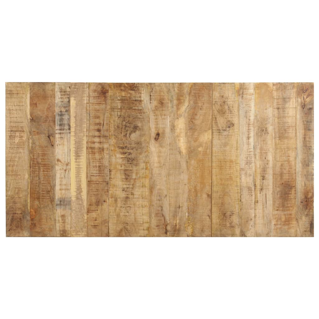 vidaXL Table à manger 180x90x76 cm Bois de manguier brut