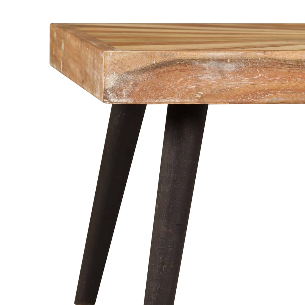 vidaXL Table basse Bois de manguier massif 90x55x36 cm