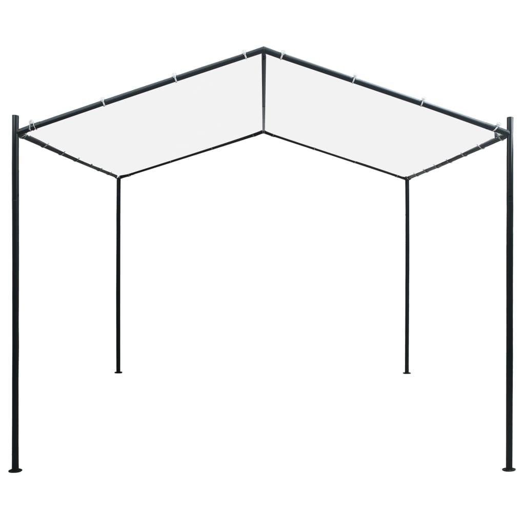 vidaXL Belvédère 3x3x2,6 m Blanc 180 g/m²