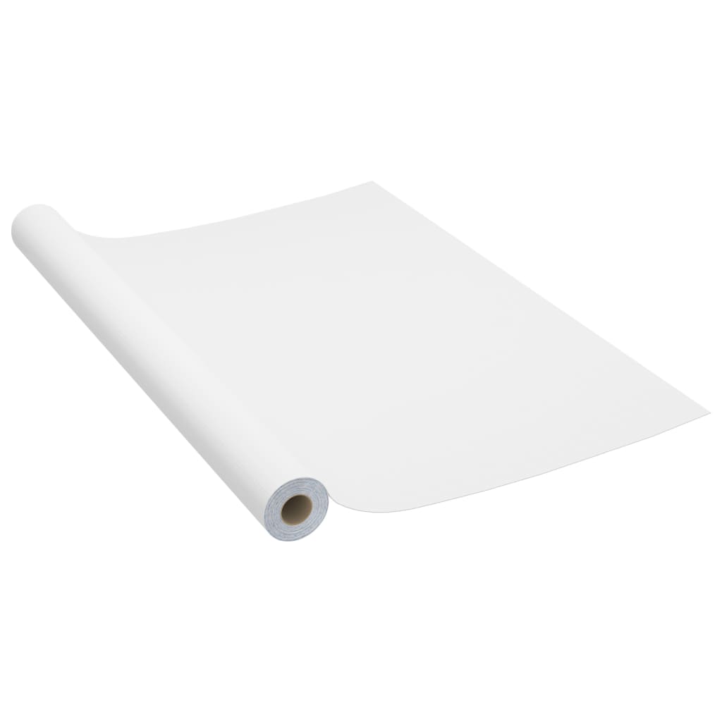 vidaXL Films autoadhésifs pour meubles 2 pcs Blanc 500x90 cm PVC