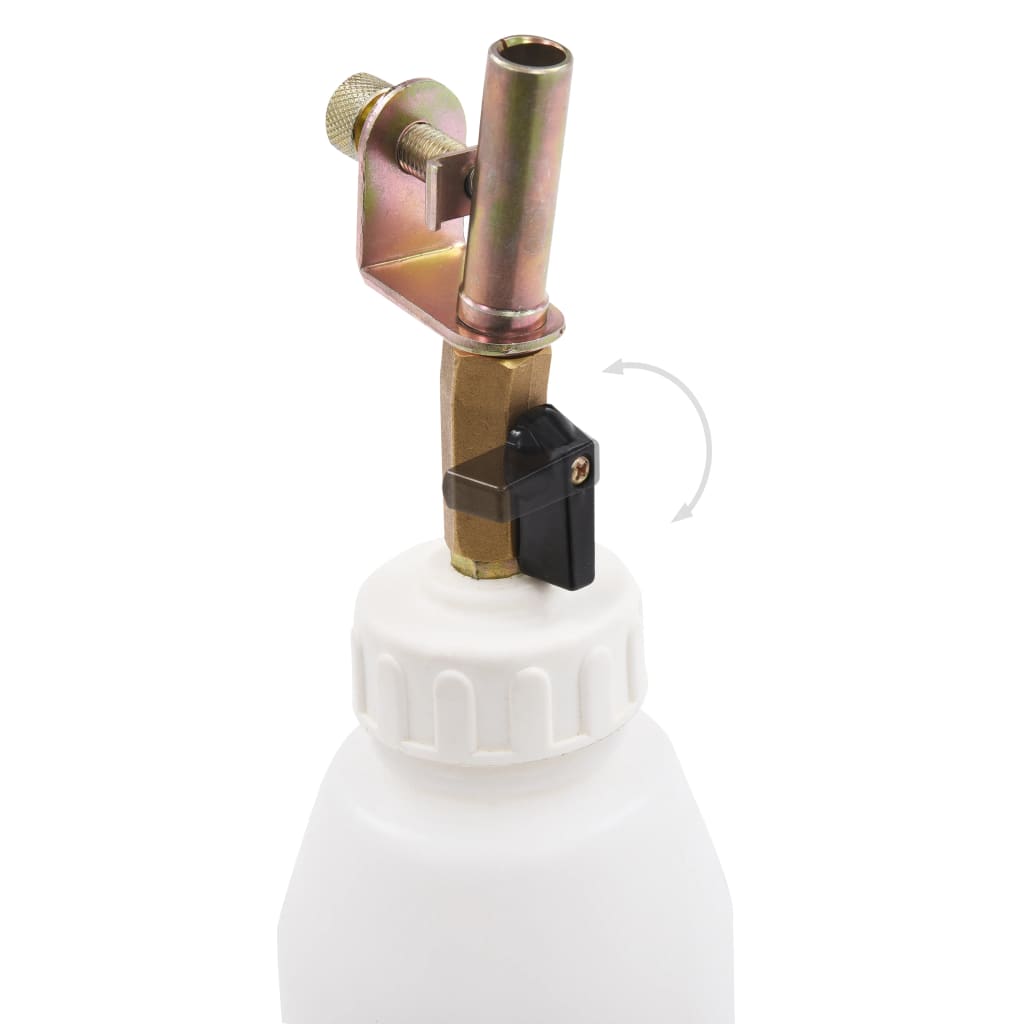 vidaXL Pompe d'extraction à purgeur de frein pneumatique et bouteille