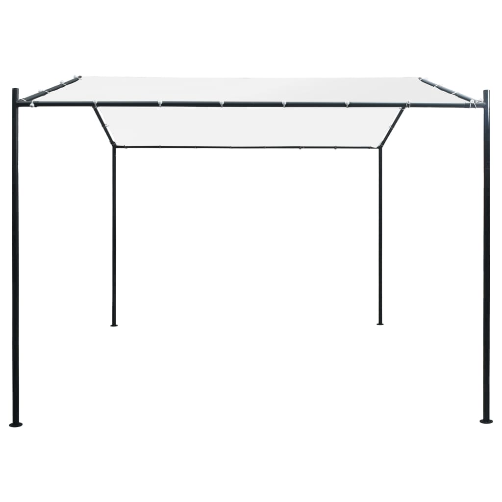 vidaXL Belvédère 3x3x2,6 m Blanc 180 g/m²