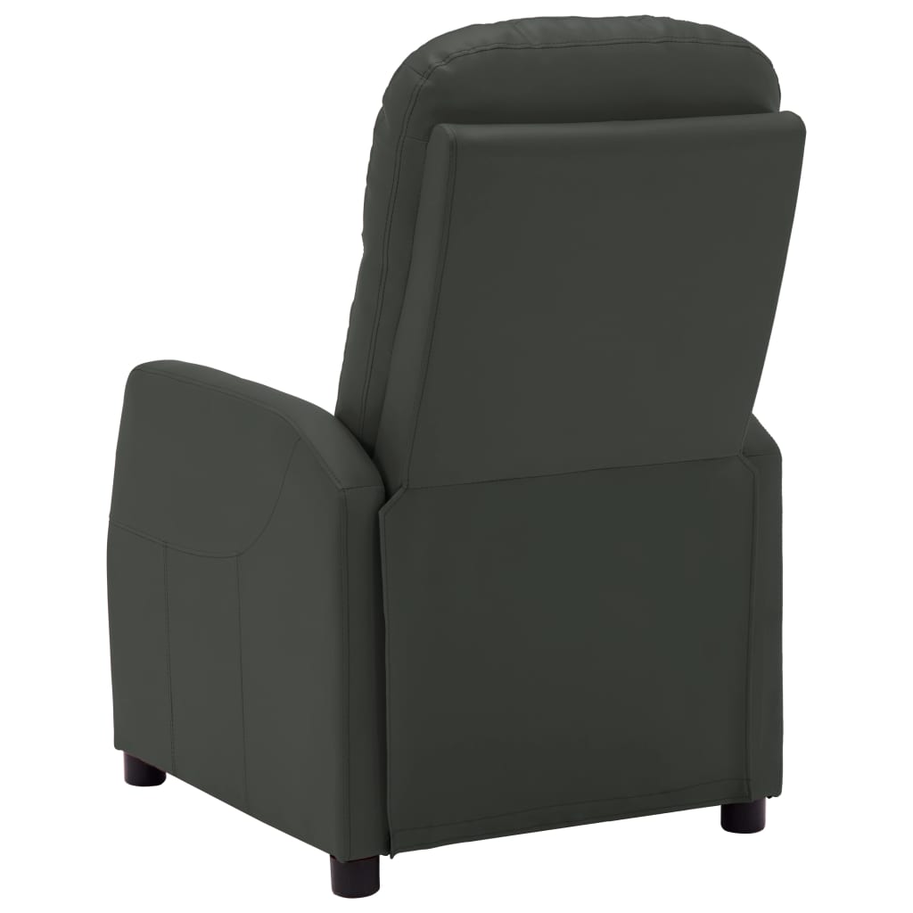 vidaXL Fauteuil inclinable électrique anthracite similicuir