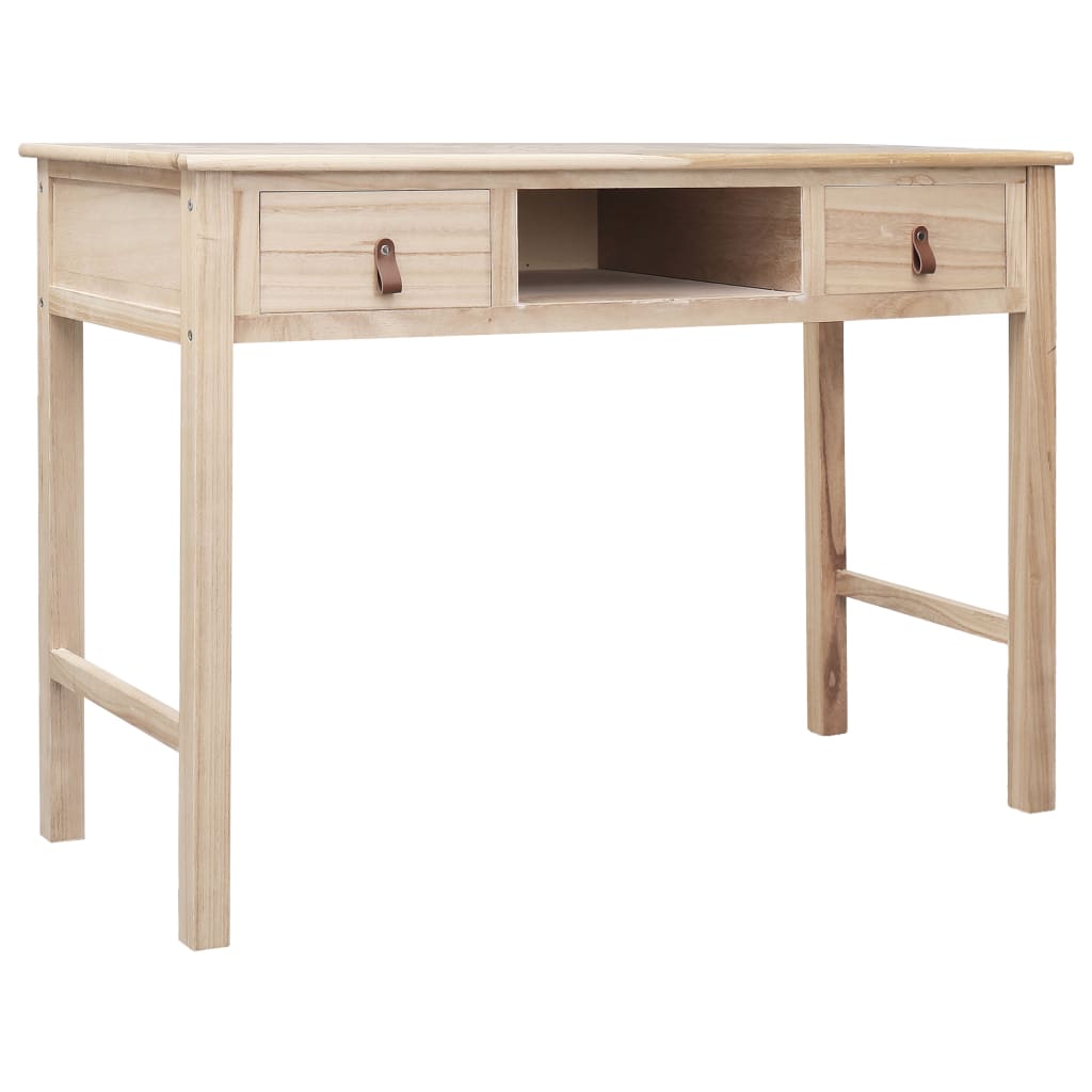 vidaXL Bureau Naturel 110 x 45 x 76 cm Bois