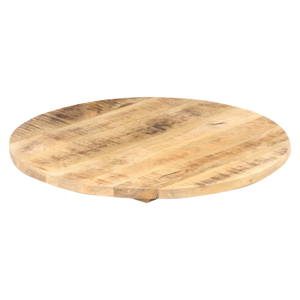 vidaXL Dessus de table Ø60x(2,5-2,7) cm bois de manguier massif