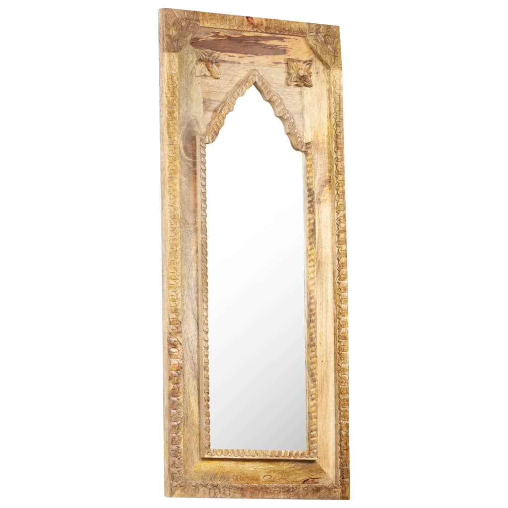 vidaXL Miroir 50x3x110 cm Bois de manguier massif