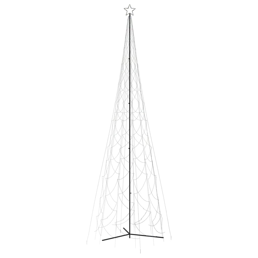 vidaXL Arbre de Noël cône 3000 LED coloré 230x800 cm