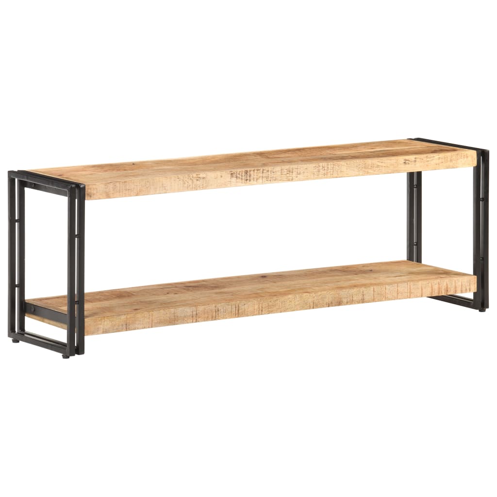 vidaXL Meuble TV 120x30x40 cm Bois de manguier brut