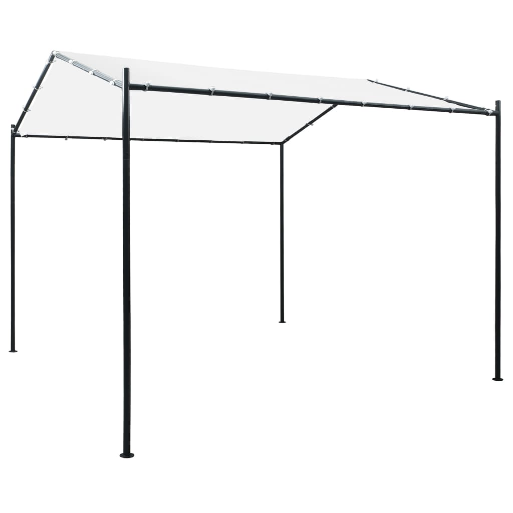 vidaXL Belvédère 3x3x2,6 m Blanc 180 g/m²