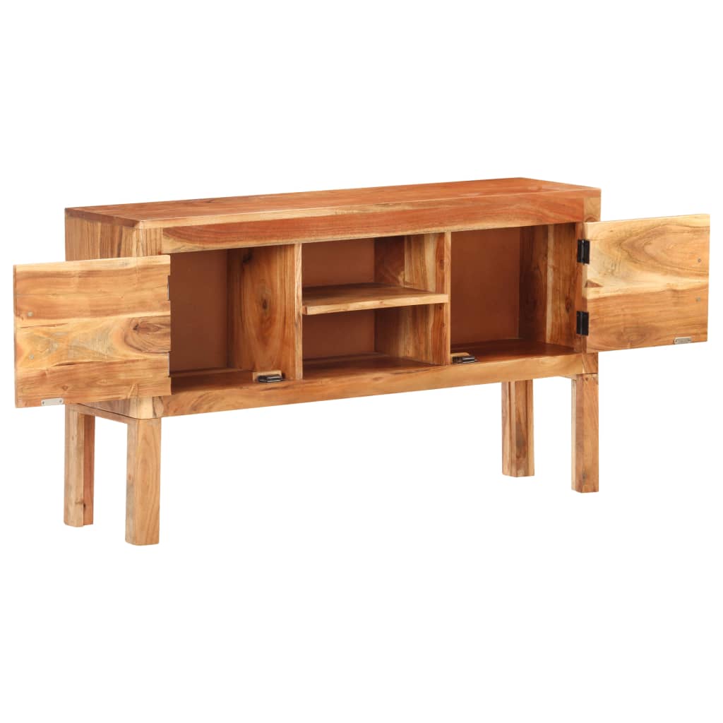 vidaXL Buffet 116x30x66 cm Bois d'acacia massif