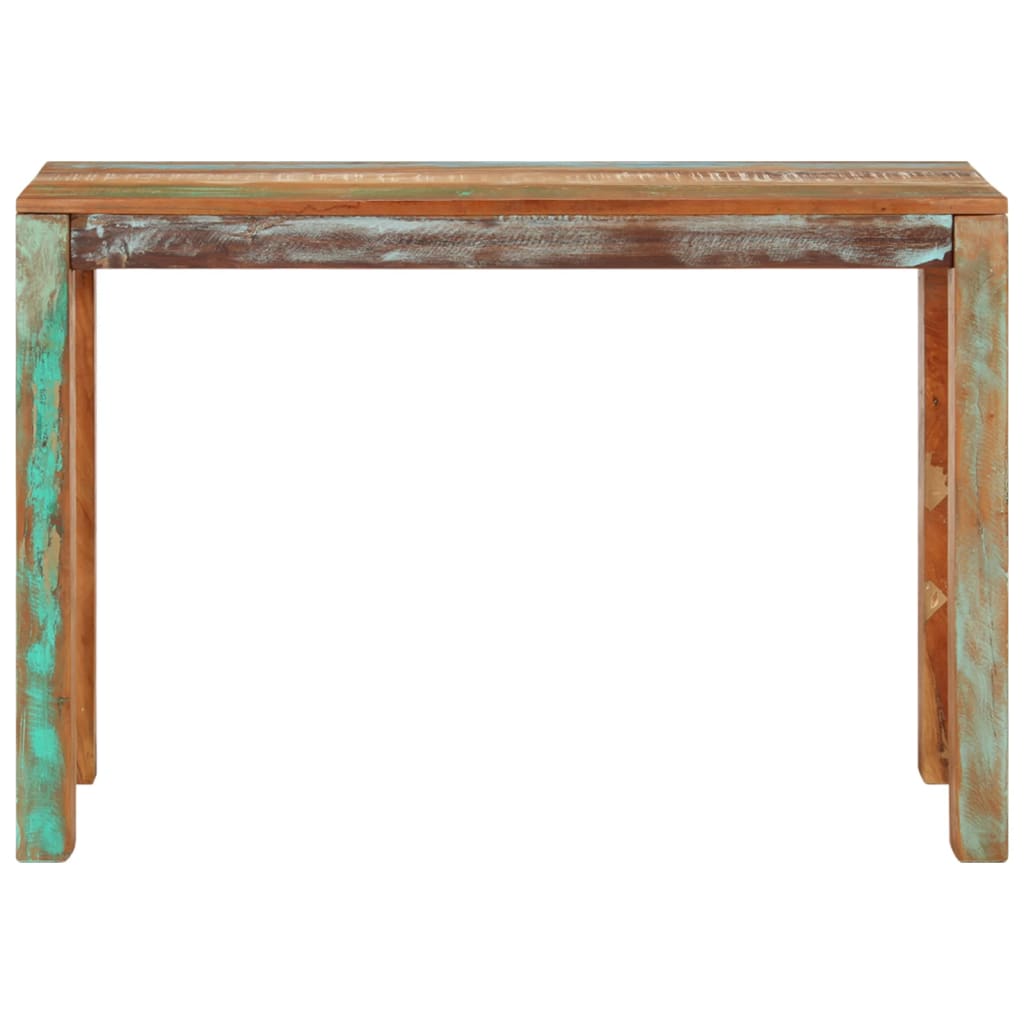 vidaXL Table console 110x35x76 cm Bois de récupération massif