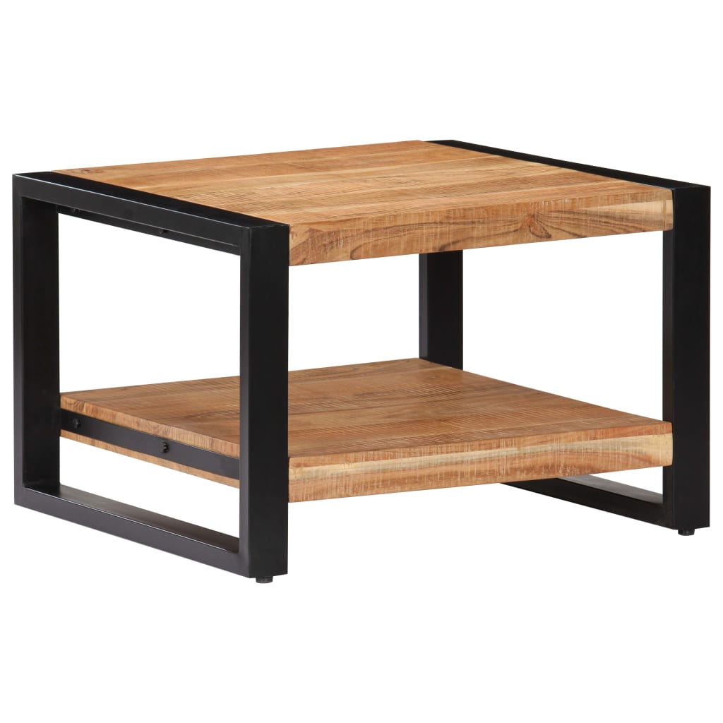 vidaXL Table basse 60 x 60 x 40 cm Bois d'acacia massif