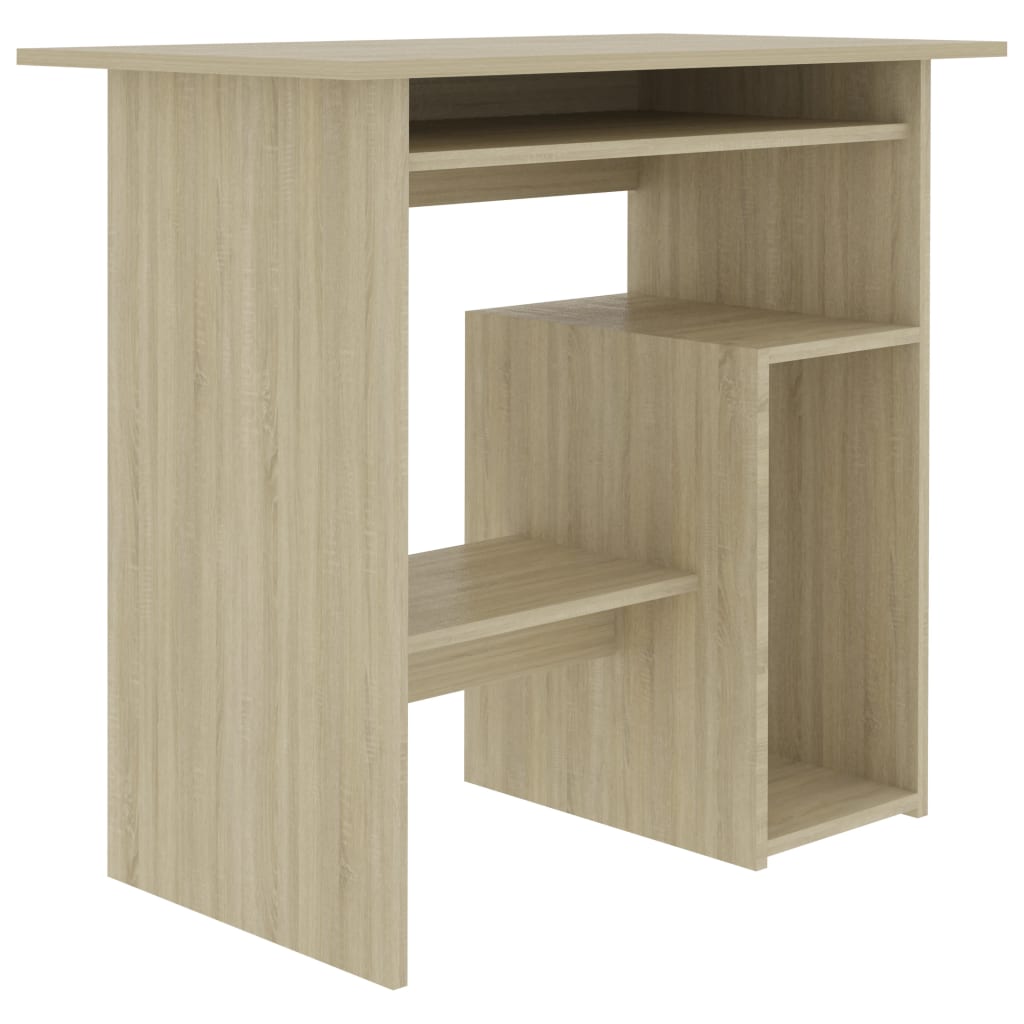 vidaXL Bureau Chêne sonoma 80x45x74 cm Bois d’ingénierie