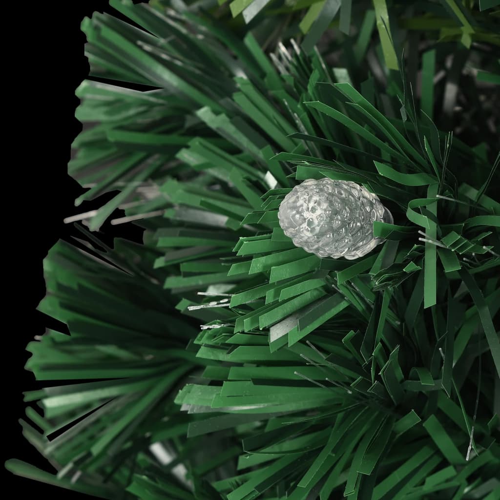 vidaXL Sapin de Noël artificiel avec support/LED 150 cm fibre optique