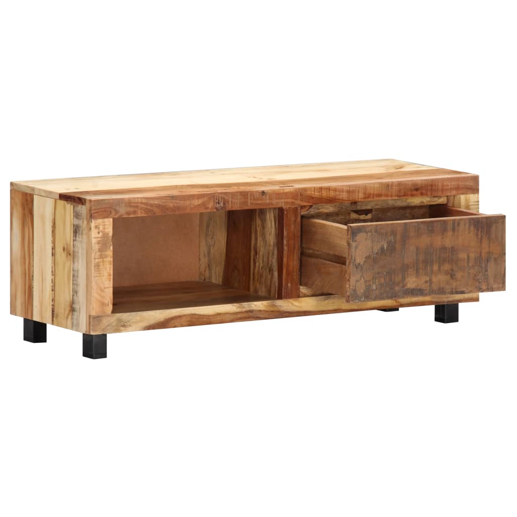 vidaXL Meuble TV 100x30x33 cm Bois de récupération massif