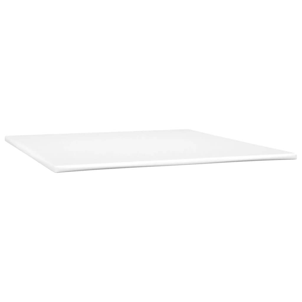 vidaXL Sommier à lattes de lit matelas gris clair 183x213 cm velours