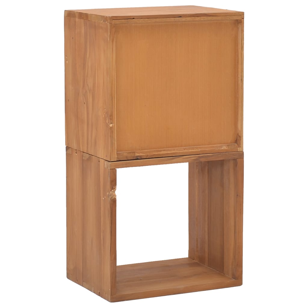 vidaXL Armoire de rangement 40x30x76 cm Bois de teck massif