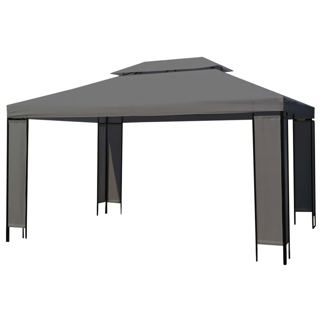 vidaXL Chapiteau Anthracite 300 x 400 cm