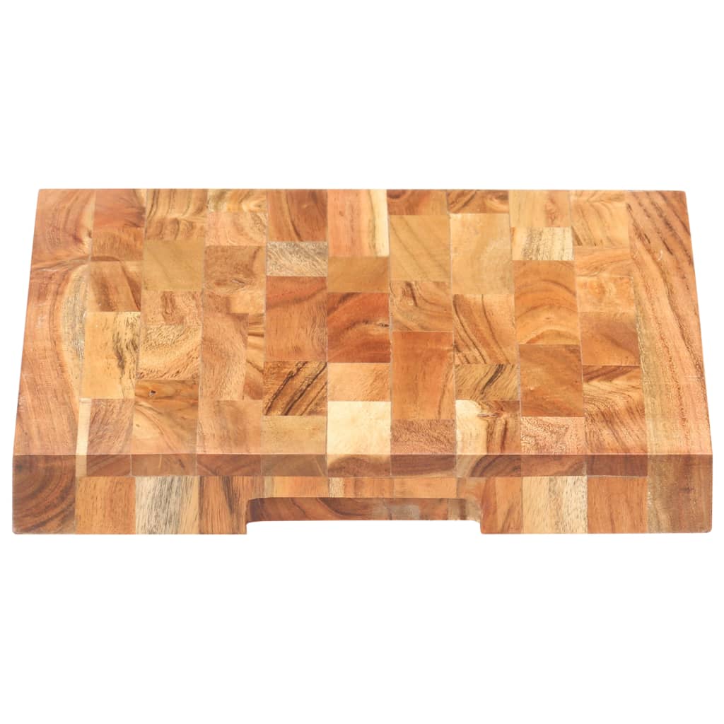 vidaXL Planche à découper 40x30x4 cm bois d'acacia massif