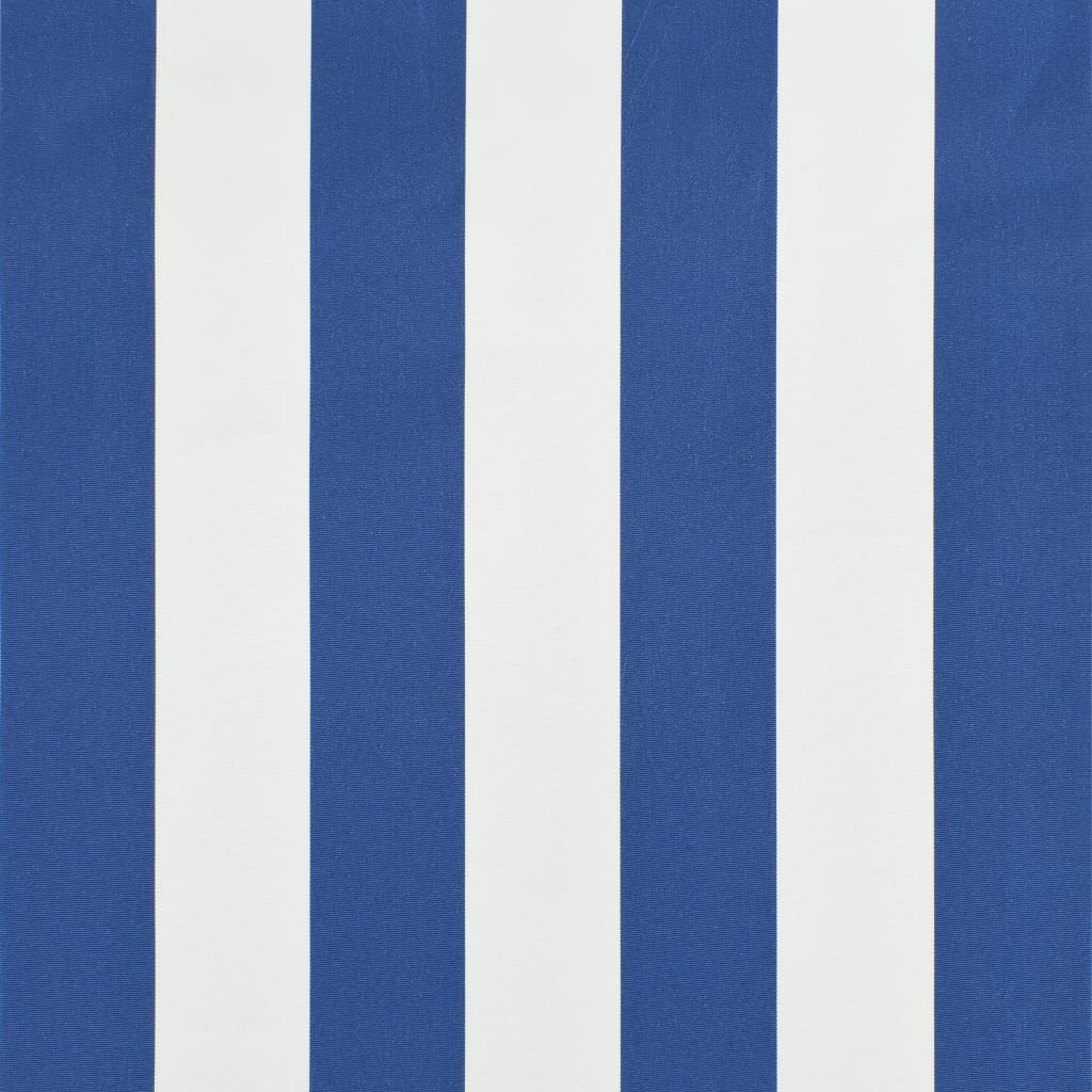 vidaXL Auvent rétractable 250x150 cm Bleu et blanc