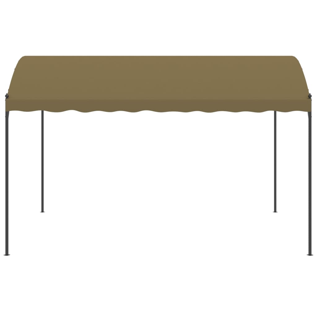 vidaXL Belvédère 4x3x2,6 m Taupe 180 g/m²