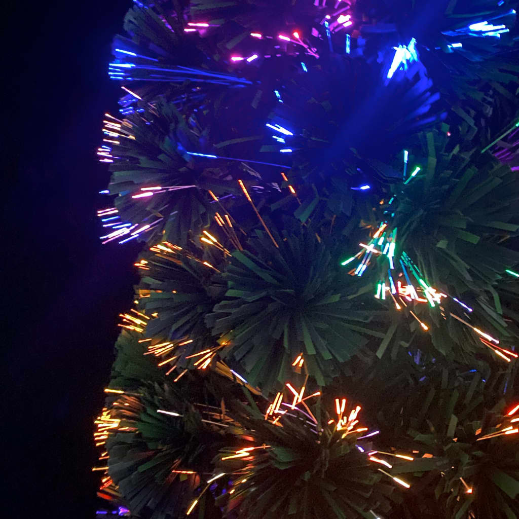 vidaXL Arbre de Noël artificiel mince avec support 150cm fibre optique