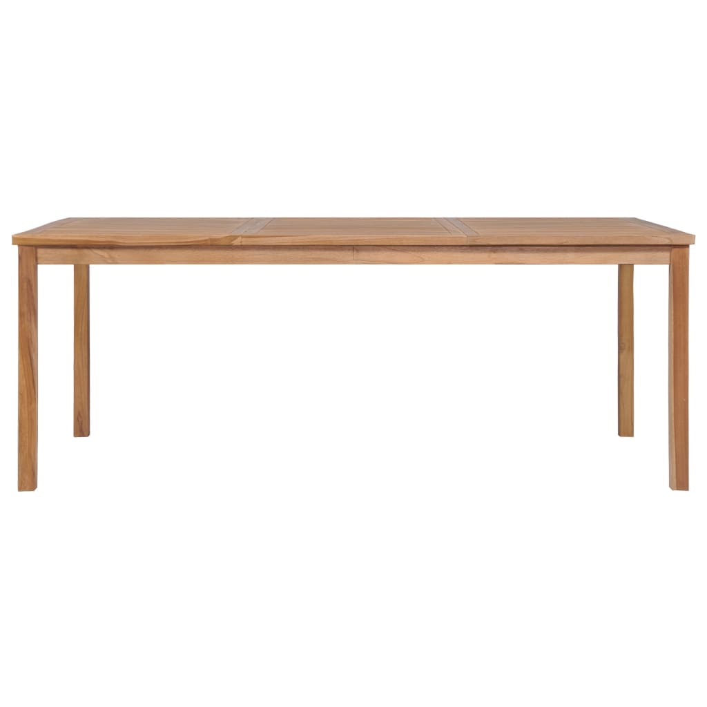 vidaXL Table de jardin 200x100x77 cm Bois de teck solide