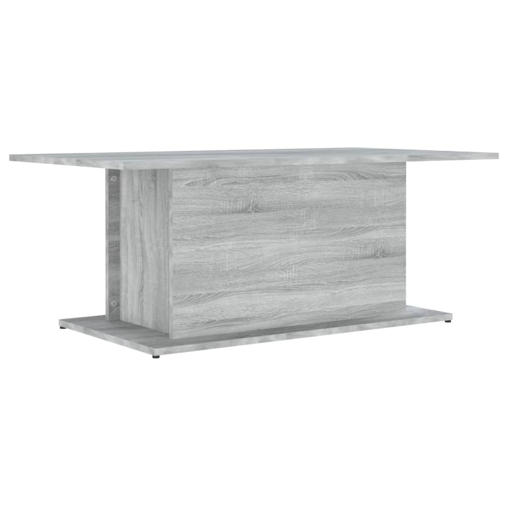 vidaXL Table basse Sonoma gris 102x55,5x40 cm Bois d'ingénierie