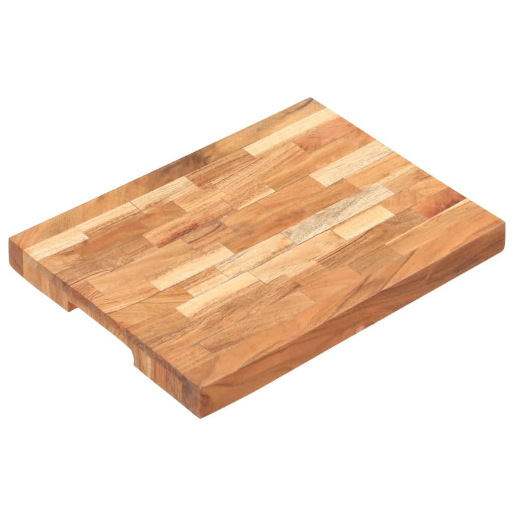 vidaXL Planche à découper 40x30x4 cm bois d'acacia massif