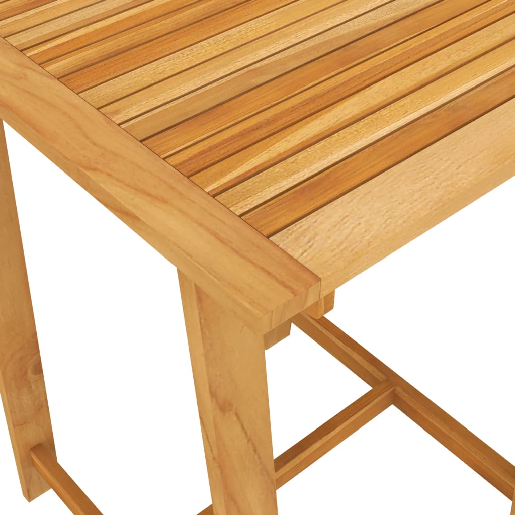 vidaXL Table de bar de jardin 70x70x104 cm Bois d'acacia massif