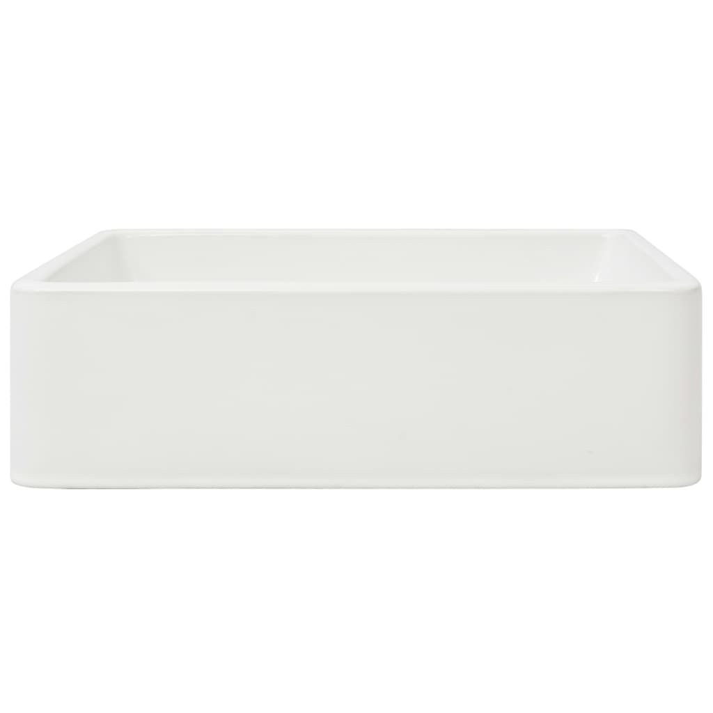 vidaXL Lavabo céramique blanc 40 x 30 x 12 cm